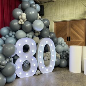 Light up Number "8" and "0"